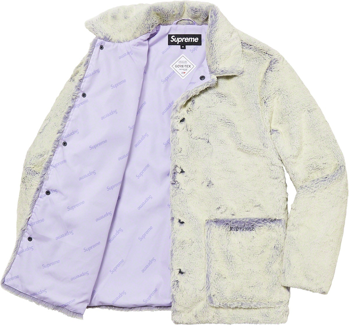 2-Tone Faux Fur Shop Coat view 14